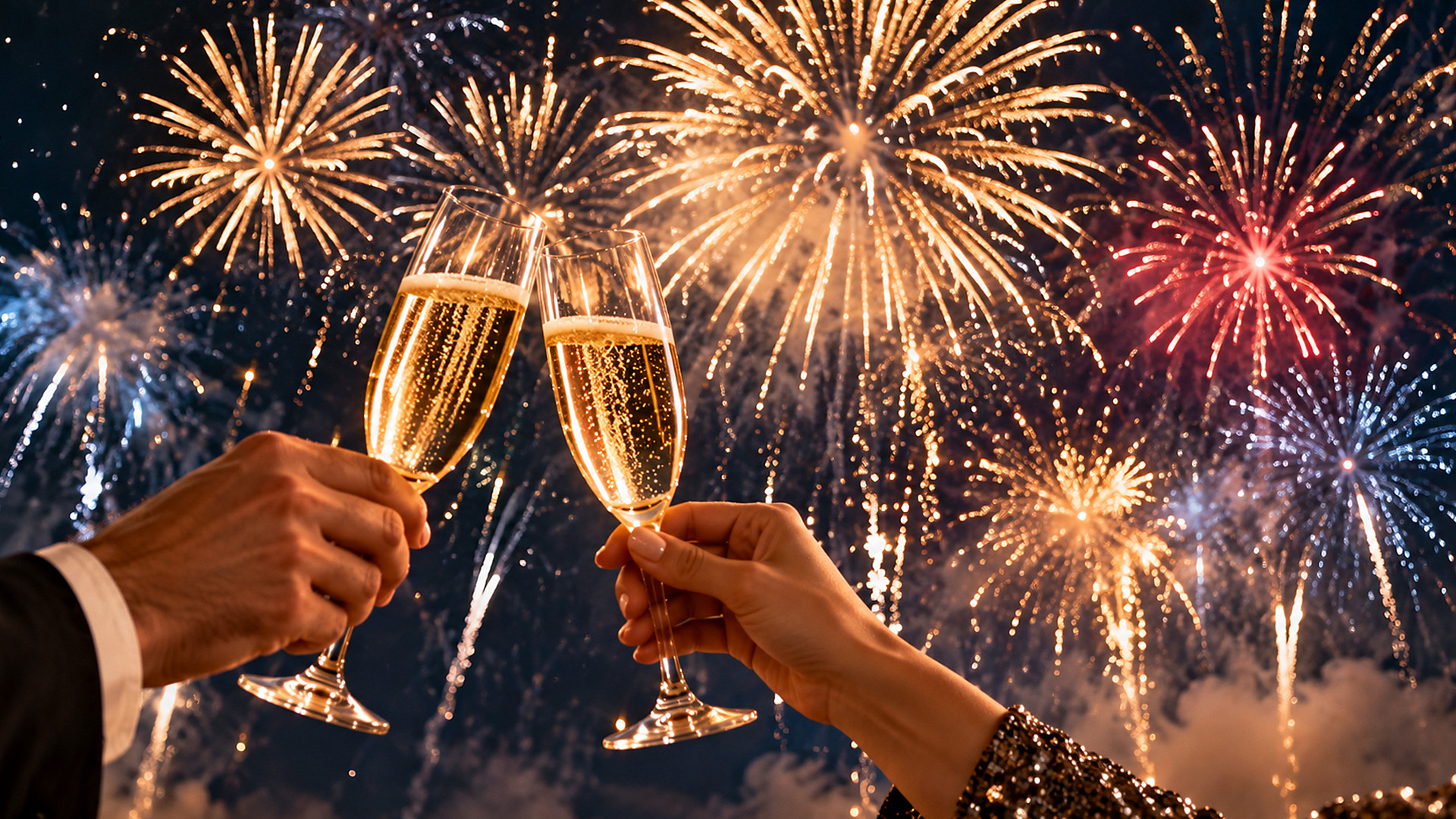 Brindisi di Capodanno 2027 in Umbria con fuochi d’artificio